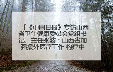 《中国日报》专访山西省卫生健康委员会党组书记、主任张波：山西省加强援外医疗工作 构建中非卫生健康共同体