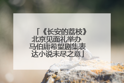 《长安的荔枝》北京见面礼举办 马伯庸希望剧集表达小说未尽之意