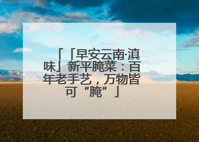 「早安云南·滇味」新平腌菜：百年老手艺，万物皆可“腌”