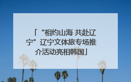 “相约山海 共赴辽宁”辽宁文体旅专场推介活动亮相韩国