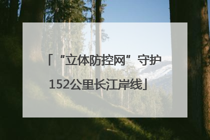 “立体防控网”守护152公里长江岸线