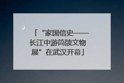 “家国信史——长江中游简牍文物展”在武汉开幕