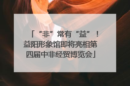 “非”常有“益”！益阳形象馆即将亮相第四届中非经贸博览会