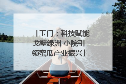玉门：科技赋能戈壁绿洲 小院引领蜜瓜产业振兴