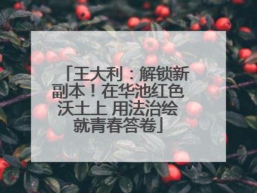 王大利：解锁新副本！在华池红色沃土上 用法治绘就青春答卷