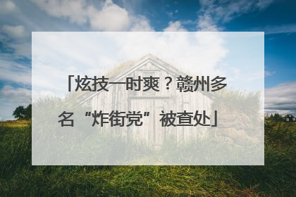 炫技一时爽？赣州多名“炸街党”被查处