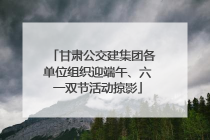 甘肃公交建集团各单位组织迎端午、六一双节活动掠影