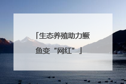 生态养殖助力鳜鱼变“网红”