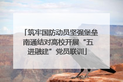 筑牢国防动员坚强堡垒 南通结对高校开展“五进融建”党员联训