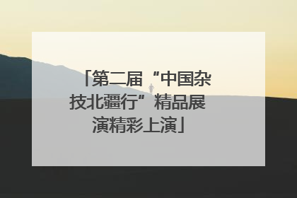 第二届“中国杂技北疆行”精品展演精彩上演