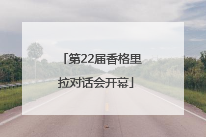 第22届香格里拉对话会开幕
