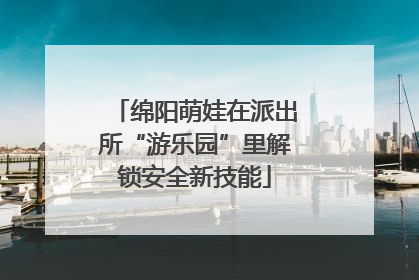 绵阳萌娃在派出所“游乐园”里解锁安全新技能
