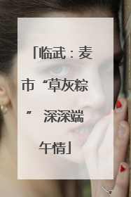 临武：麦市“草灰粽” 深深端午情