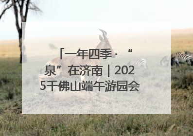 一年四季 · “泉”在济南｜2025千佛山端午游园会邀您共享亲子时光