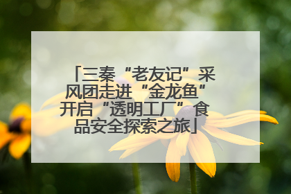 三秦“老友记”采风团走进“金龙鱼”开启“透明工厂”食品安全探索之旅