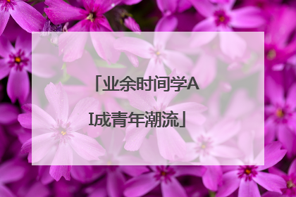 业余时间学AI成青年潮流