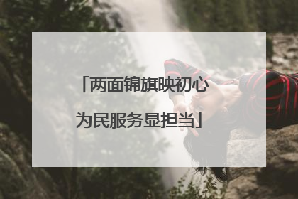 两面锦旗映初心 为民服务显担当