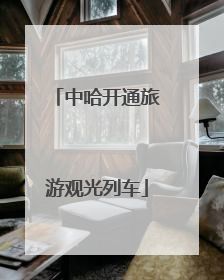 中哈开通旅游观光列车