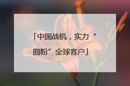 中国战机，实力“圈粉”全球客户