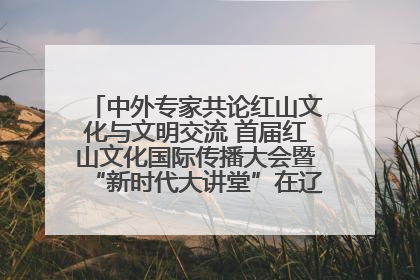中外专家共论红山文化与文明交流 首届红山文化国际传播大会暨“新时代大讲堂”在辽宁朝阳举办