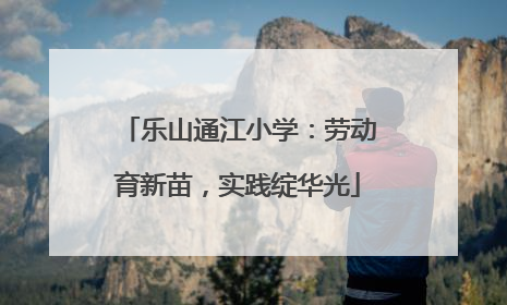 乐山通江小学：劳动育新苗，实践绽华光