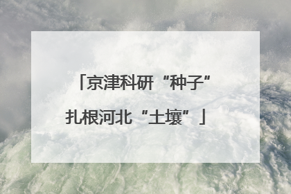 京津科研“种子”扎根河北“土壤”