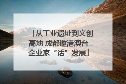 从工业遗址到文创高地 成都邀港澳台企业家“话”发展
