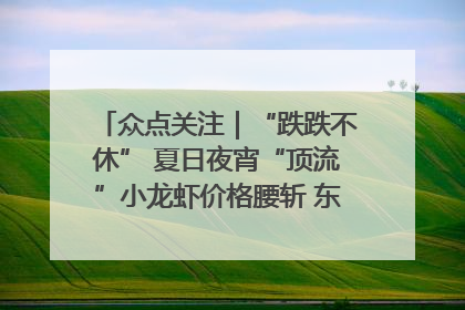 众点关注｜“跌跌不休” 夏日夜宵“顶流”小龙虾价格腰斩 东营人的快乐来了