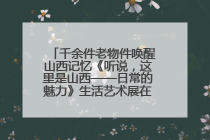 千余件老物件唤醒山西记忆《听说，这里是山西——日常的魅力》生活艺术展在忻州市图书馆开展