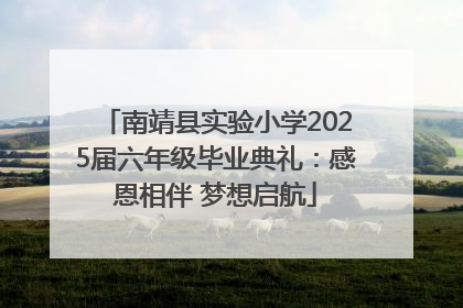 南靖县实验小学2025届六年级毕业典礼：感恩相伴 梦想启航