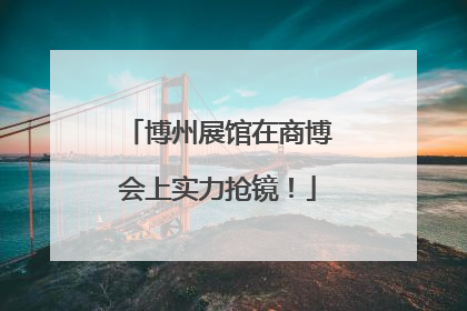 博州展馆在商博会上实力抢镜！