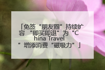 免签“朋友圈”持续扩容 “即买即退”为“China Travel”增添消费“磁吸力”