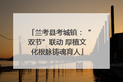 兰考县考城镇：“双节”联动 厚植文化根脉铸魂育人