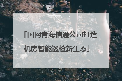 国网青海信通公司打造机房智能巡检新生态