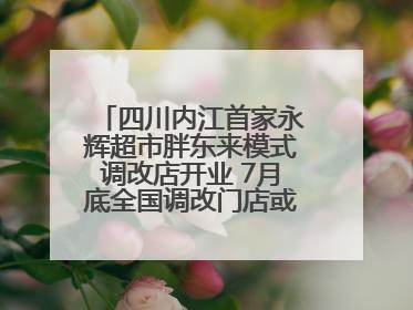 四川内江首家永辉超市胖东来模式调改店开业 7月底全国调改门店或将突破150家丨新经济观察
