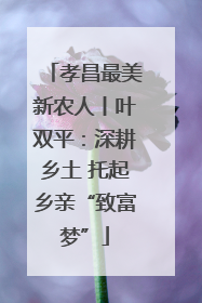 孝昌最美新农人丨叶双平：深耕乡土 托起乡亲“致富梦”