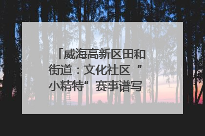威海高新区田和街道：文化社区“小精特”赛事谱写文化赋能新乐章