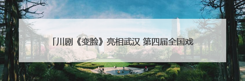 川剧《变脸》亮相武汉 第四届全国戏曲（南方片）会演演出过半频掀热潮