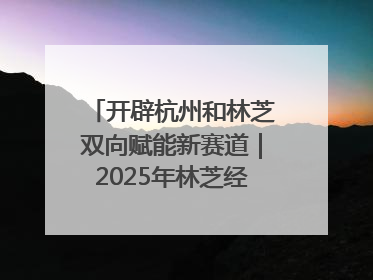 开辟杭州和林芝双向赋能新赛道｜2025年林芝经济开发区招商引资（杭州）推介展销活动在杭举办