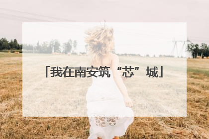 我在南安筑“芯”城