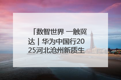 数智世界 一触冀达｜华为中国行2025河北沧州新质生产力峰会成功举办