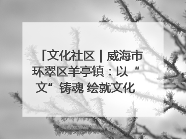 文化社区｜威海市环翠区羊亭镇：以“文”铸魂 绘就文化社区新画卷
