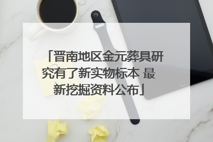 晋南地区金元葬具研究有了新实物标本 最新挖掘资料公布