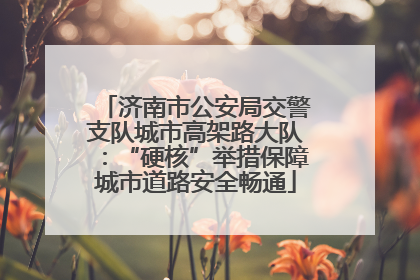 济南市公安局交警支队城市高架路大队：“硬核”举措保障城市道路安全畅通