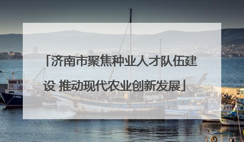 济南市聚焦种业人才队伍建设 推动现代农业创新发展