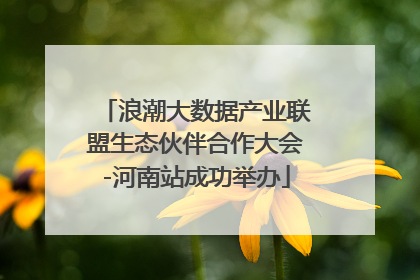 浪潮大数据产业联盟生态伙伴合作大会-河南站成功举办