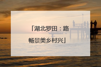 湖北罗田：路畅景美乡村兴