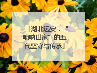 湖北远安：“唢呐世家”的五代坚守与传承