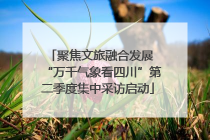 聚焦文旅融合发展 “万千气象看四川”第二季度集中采访启动
