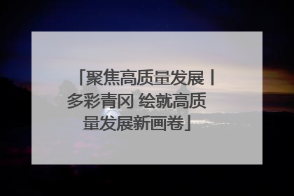 聚焦高质量发展丨多彩青冈 绘就高质量发展新画卷
